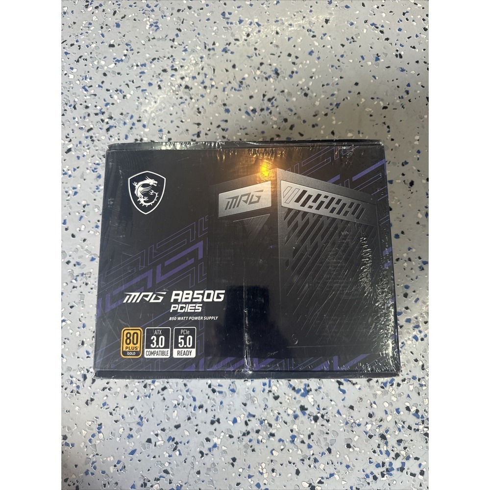 MPG A850G PCIE 5 & ATX 3.0 Gaming Power‎ Supply-Full Modular-80 Plus Gold New